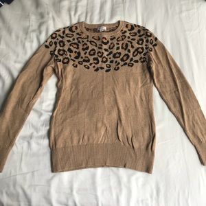 Merona leopard print sweater